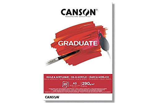 Canson Graduate Óleo &Amp; Acrílico Bloc Encolado A5 20H Fino 290G