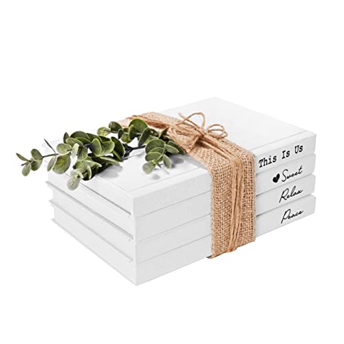 Livres décoratifs Relax et Peace pour table basse cosy