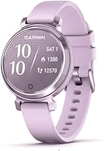 Garmin Lily 2, Small and Stylish Smartwatch, Hidden Display, Patterned Lens, Up to 5 Days Battery Life, Lilac