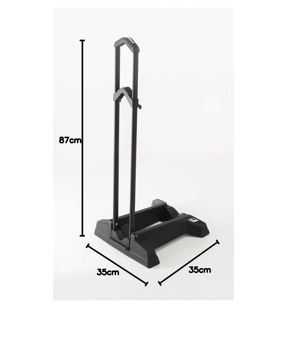 Fischer 10446 Support de vélo I Rangement pour vélo I Support à vélo I Parker à vélo Noir