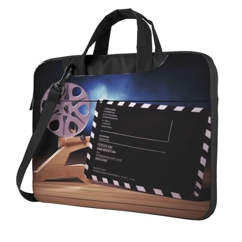 Sac pour ordinateur portable à motif clapperboard antichoc et convertible