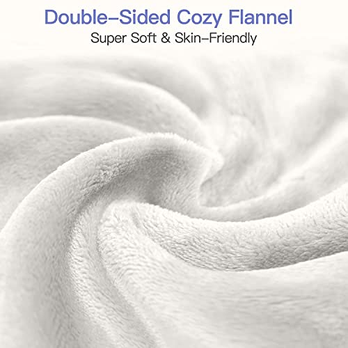 Heynemo Electric Blanket King Size With Dual Control, Heated Blanket For 89°F-108°F 10 Heating Levels Heating Blanket With 1-12 Hours Auto Shut Off, Cream White #TOP1