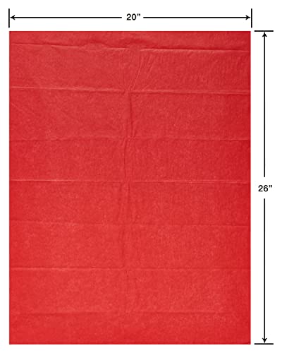 Image of Papyrus 8 Sheet Scarlet Tissue Paper for Christmas, Valentines, Birthdays, Crafts, DIY and More