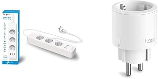 TP-Link Tapo P300 Steckdosenleiste mit 2 USB & 1 Type-C-Anschlüssen, 1.5M, Nano Smart WLAN Steckdose P115 Energieverbrauchskontrolle