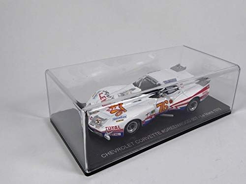 OPO 10 - Car compatible with Chevrolet Corvette Greenwood 007 Le Mans 1976 - Greenwood Darniche - Spark 1/43 for Hachette Japan - 11 - Image 5