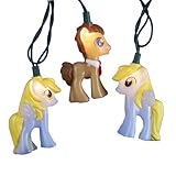 My Little Pony Kurt Adler UL 10-Light Time Turner and Muffin Light Set
