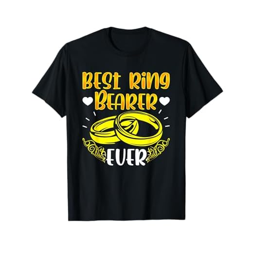 Best Ring Dude Ever Wedding Bearer Ring Carrier T-Shirt
