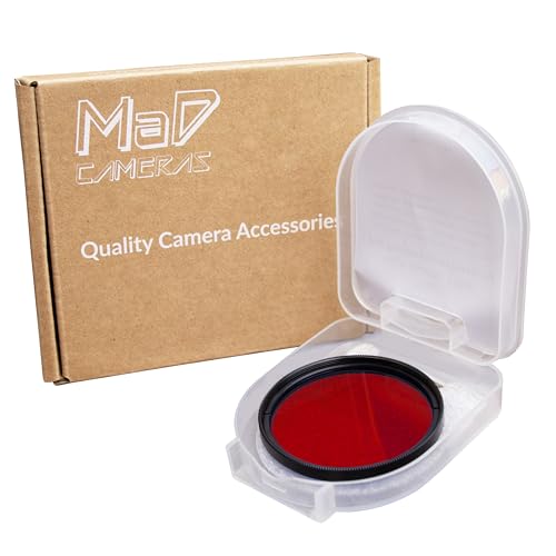 MaD Camera - Filtro di Correzione Rosso da 67mm - Riduce il Riflesso e Migliora il Contrasto - Filtro Premium per Obiettivi Fotografici per Reflex (DSLR)