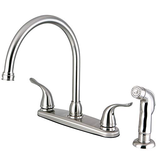 Flash Deals - 50% OFF Kingston Brass FB2798YLSP Yosemite 8 Inch Centerset Kitchen Faucet, 8-3/4 inch in Spout Reach, Brushed Nickel Flash Deals - 50% OFF Kingston Brass FB2798YLSP Yosemite 8 Inch Centerset Kitchen Faucet, 8-3/4 inch in Spout Reach, Brushed Nickel