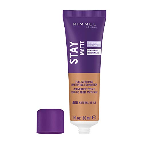 Rimmel Stay Matte Foundation, Natural Beige, 1 Fluid Ounce #TOP1