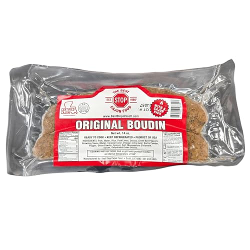 Boudin Sampler Kit - Explore the Authentic Flavors of Louisiana with Best Stop, Cajun Original, Poches, and Manda Boudin All in One Package by Creole Foods of Louisiana
