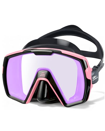 Máscara de snorkel para adultos mujeres hombres antivaho a prueba de fugas para buceo miniatura 1
