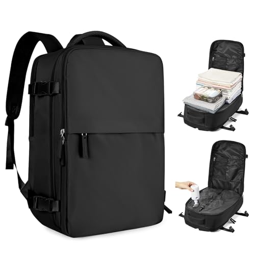 coofay Vacuum Backpack Travel with Pump Airbag Travel Backpack with Vacuum System Mochila de Viaje Compresion al Vacio Easyvacpack Vacpack Backpacks for Traveling Carry on Luggage