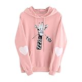Material: las sudaderas para mujer están hechas de telas suaves y cómodas de alta calidad, fáciles de cuidar, poner y quitar, lo suficientemente espaciosas, informales, cómodas y ligeras, que te mantienen abrigado todo el día.