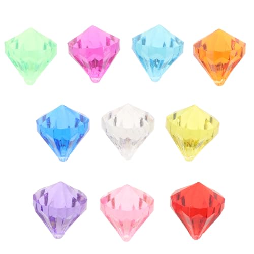 JOINPAYA 30Pcs Diving Gem Pool Jueces: 0. 98 Pulgadas Gemstone Big Colorful Diamond Pirate para La Piscina Decoración De La Fiesta De Cumpleaños De Baño Submarino De Verano
