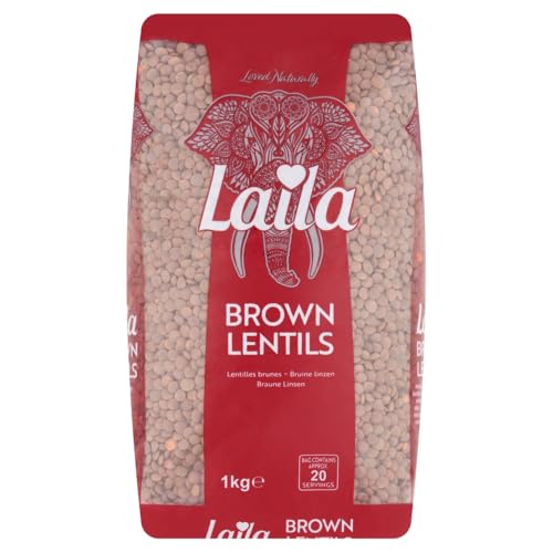 Laila Brown Lentils 1kg