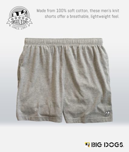 Big Dogs Brand Knit Shorts for Men | Big and Tall Shorts for Men | Men's Sleep Shorts | Sizes SM-5XL | Elastic Waist2