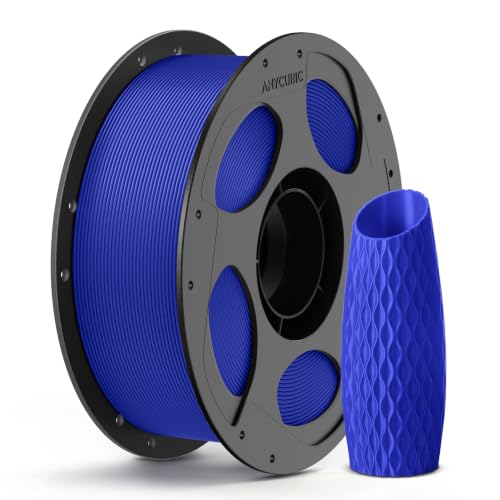 ANYCUBIC PLA 3D Printer Filament, 3D Printing PLA Filament 1.75mm Dimensional Accuracy +/- 0.02mm, 1KG Reusable Spool (2.2 lbs), Blue