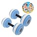 Parliky Water Resistance Aerobics Equipment High Density Floating Dumbbells Pool Exercise Dumbbells for Adults