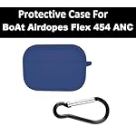 Colorcase-Front-Back-Full-Protection-Silicon-Case-Cover-for-Boat-Airdopes-Flex-454-ANC-TWS-Earbuds-Blue-Earbuds-Not-Included