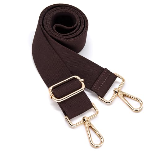 Image of S&loyoe Thickened Solid Color Purse Straps Replacement Crossbody Bag Strap Adjustable Wide Guitar Straps for Handbags 1.5inch