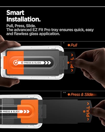 Image of Spigen EZ Fit Pro Tempered Glass Screen Protector Guard for Galaxy S25 Edge [2 Pack]