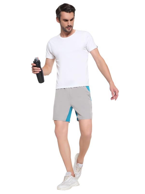 Image of John Players Colourblocked Running Shorts with Pocket