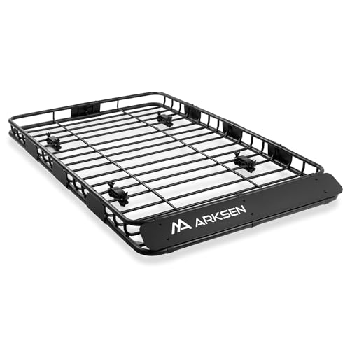 ARKSEN 64 x 39 x 4 Inch Upgrade Universal Roof Rack - 150Lbs Capacity Heavy Duty Rooftop Cargo...