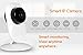 Produktbild Kabellose IP-Kamera, 720p HD Nachtsicht Baby Mini Sicherheit Kamera mit Zweiwege-Audio Motion erkennen, Aufmerksam und SD Karte Slot Video Recording für Überwachungskamera Sicherheit System weiß