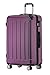 Produktbild BEIBYE Hartschalen-Koffer Trolley Rollkoffer Reisekoffer Handgepäck 4 Rollen (M-L-XL-Set) (Violett, XL)