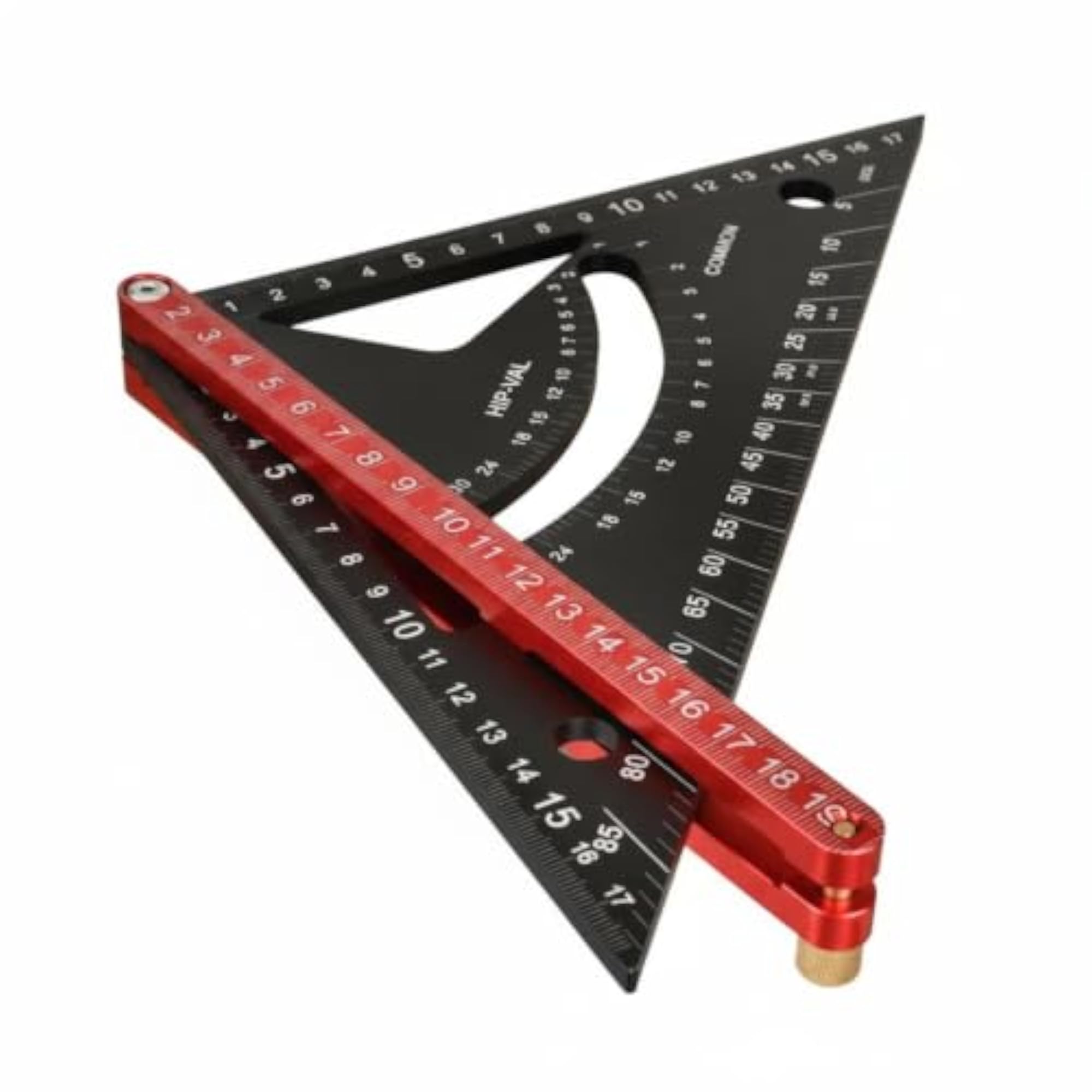 Double Scale Aluminum Speed Square, Metric & Imperial