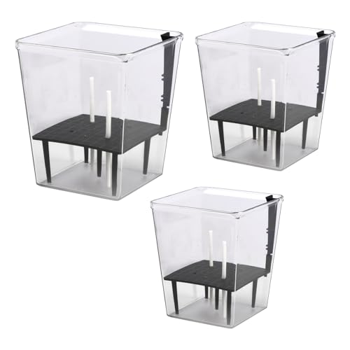 3 Pieza Macetas De Riego Automático, Maceta Orquidea Transparente, Modernas Macetas Transparentes, Para Orquídeas Con Agujeros De Drenaje Para Balcón Interior Y Exterior Orquídeas Rosa Aloe Tulipanes 3 Pieza Macetas De Riego Automático, Maceta Orquidea Transparente, Modernas Macetas Transparentes, Para Orquídeas Con Agujeros De Drenaje Para Balcón Interior Y Exterior Orquídeas Rosa Aloe Tulipanes