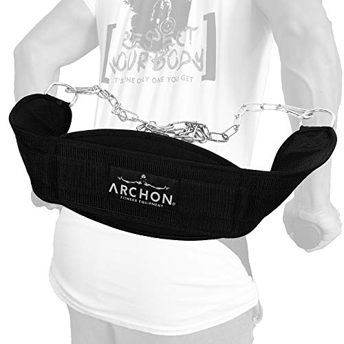 ARCHON Dip Belt | 44 inch Chain for Weighted Dips | Pull Up