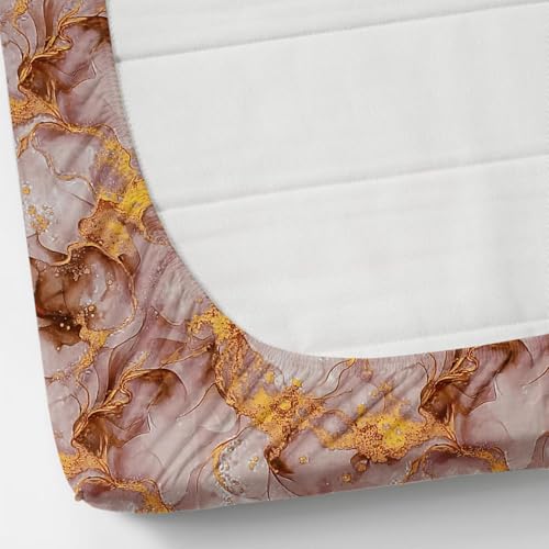 Image of Jashan Premium Cotton Fitted Bedsheets with 2 Pillow Covers for King Size Bed | 200-220 TC | Size 78x72+10 Inches | Beige | Soft, Durable, All-Around Elastic Modern Design