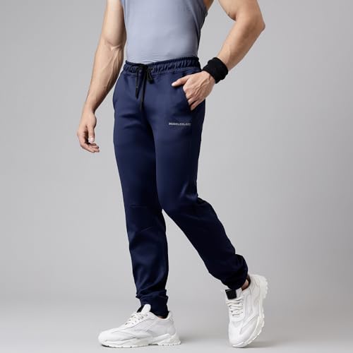 Image of MuscleBlaze Squat-Proof Joggers for Men, Lower for Gym & Sports