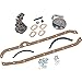 SBC Oil Pump Kit- Stock Volume Oil Pump w/RH Dipstick Pan Gasket