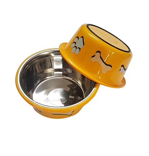 See full amazon price history chart for ELTON Paw&Bone Cutie Bowls (Yellow) Dog Bowls Export Quality Inside Stainless Steel Dog Food Bowl Feeder Bowls Pet Bowl For Feeding Dogs Cats&Pets (Large 1.80 L) Set Of-2,?20 cm,H_9 cm,W_15.5 cm ELTON Paw&Bone Cutie Bowls (Yellow) Dog Bowls Export Quality Inside Stainless Steel Dog Food Bowl Feeder Bowls Pet Bowl For Feeding Dogs Cats&Pets (Large 1.80 L) Set Of-2,?20 cm,H_9 cm,W_15.5 cm (B07H9B6RR4) Amazon Price History, Amazon Price Tracker