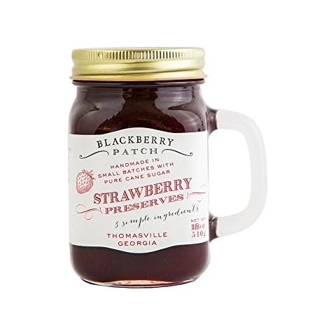Blackberry Patch Handled Mug All Natural Fruit Preserves (Strawberry, 18 Ounce) Cover