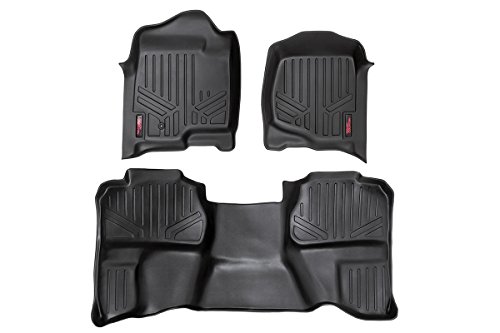 Rough Country Floor Mats for 07-13 Chevy/GMC 1500/2500 | Extended Cab - M-20712