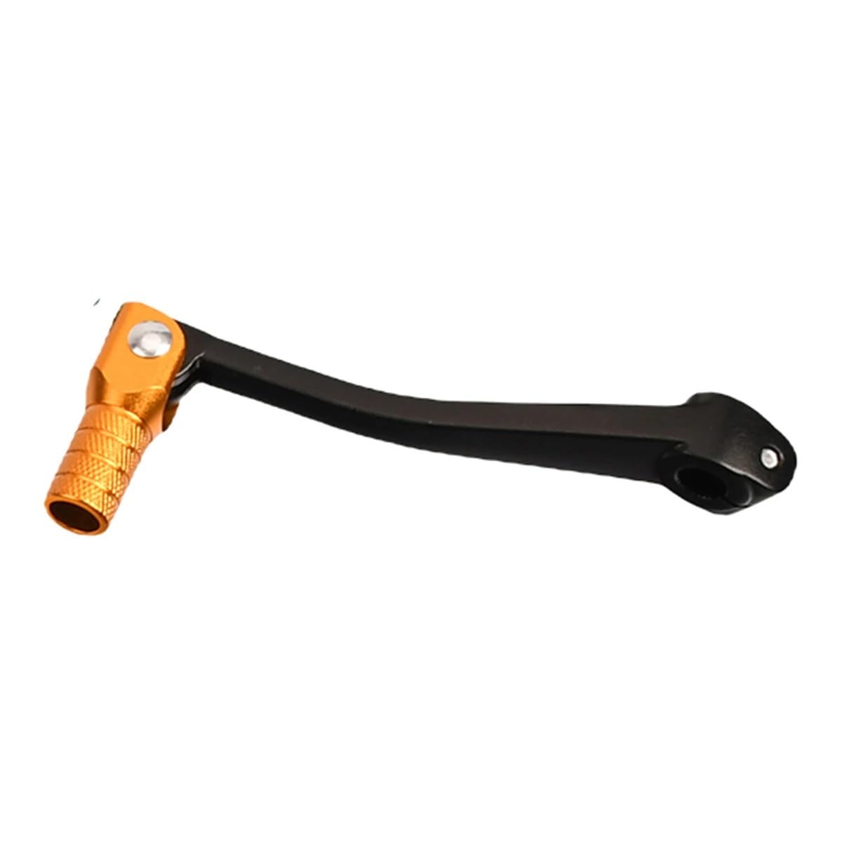 AGYSHXRT Motorcycle Gearshift Lever Motorcycle CNC Aluminum Folding Gear Shift Lever for 110/125/140/150/160/250cc(Black Gold)