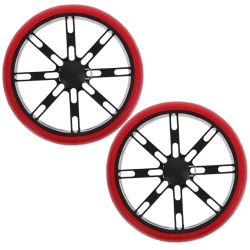 CLISPEED �V���b�s���O�J�[�g�p�z�C�[�� ABSPU�f�� �ϖ��Ր�����~�ߋ@�\�t�� ����җp�v���J�[�g��X�[�p�[�̔����������ɍœK �����O���p�̌����p�ԗ� 2�Z�b�g