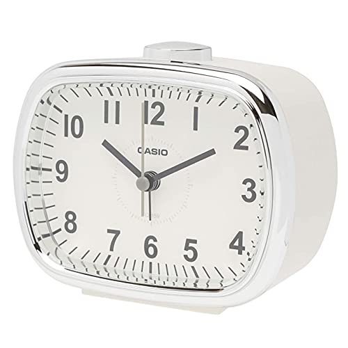 CASIO Alarm Clock Cream Analog Snooze Light Retro TQ-159-7JF