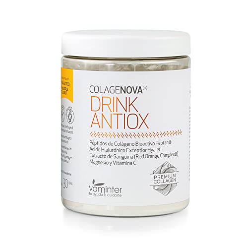 COLAGENOVA - Drink Antiox - Fuente de Magnesio y Vitamina C - Mejora la Salud Ósea y Muscular - 420 Gr (Piña Coco)