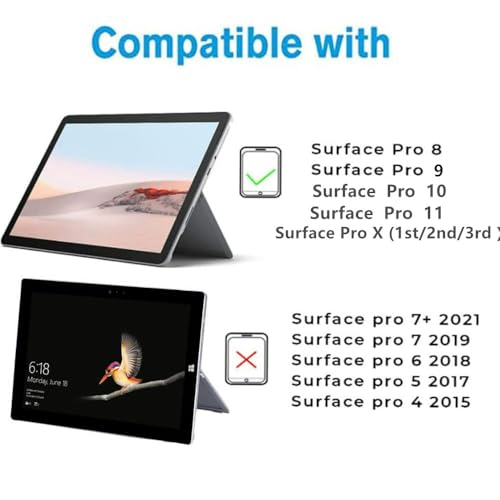 Clavier Bluetooth Surface Pro 8 et X rétroéclairé 7 couleurs - 2