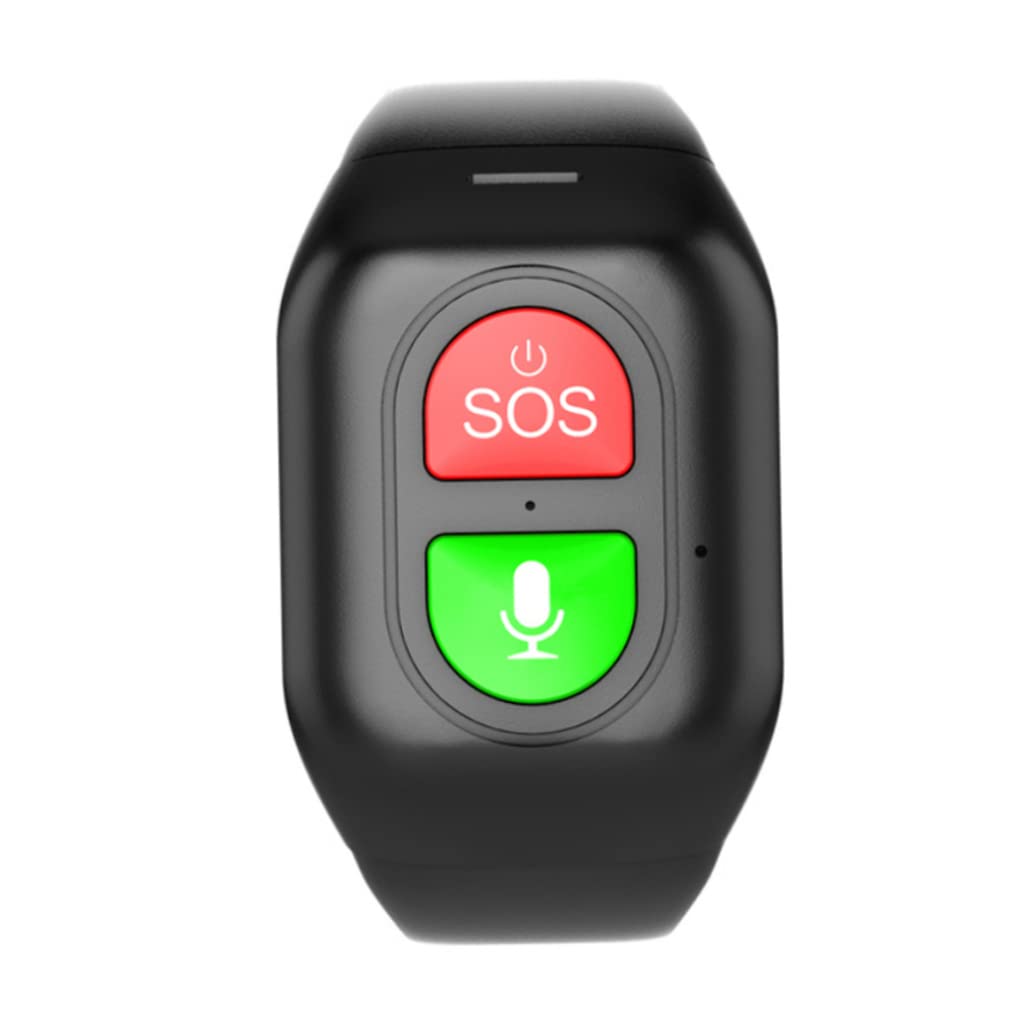 Bracelet SOS avec Suivi GPS, localisation, Appel d'urgence, de Fitness, Montre pour Personnes âgées et Enfants,