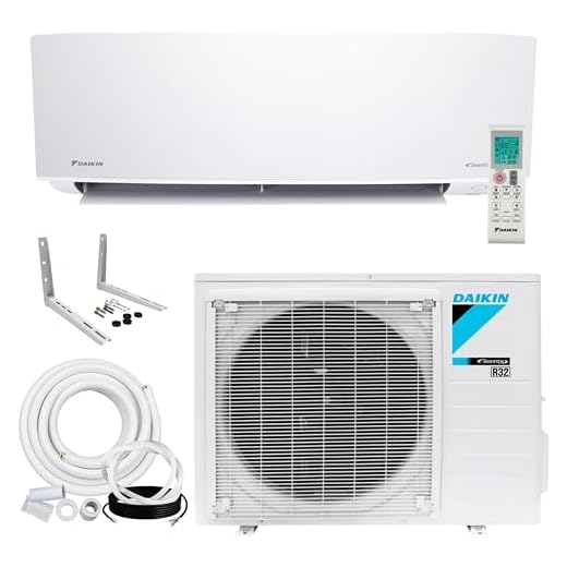 Daikin 12,000 BTU 18 SEER2 Entra R32 Series Ductless Mini Split Heat Pump System w/Maxwell All-Inclusive 15’ Installation Kit and Wall Mounting Bracket (230V), White, RXC12+FTXC12+IKM1438+WAFP24