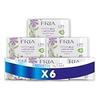 Fria Intime Schutztücher für die Intime, mit geruchshemmendem Mittel, gynäkologisch getestet, Stoff in die Toilette werfen, dermatologisch getestet, Vorteilspackung mit 120 Tüchern