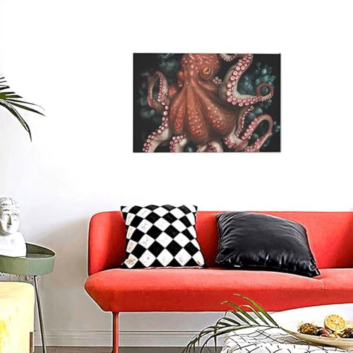 Cuisine et salon peinture décorative toile moderne 30x45