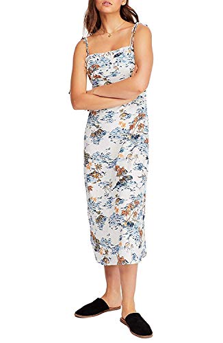 Robe Midi Free People Imprimé Multicolore et Épaules Nouées Fluides