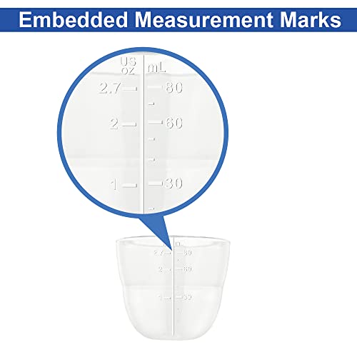 Image of Maymom Wide-Mouth Milk Storage Collection Bottle with Dome Cap, Bottle Top, SureSeal Disk; Compatiable with Spectra S1 S2 Bottles; Compatible with Lansinoh Nipple (4.7oz /140mL, 2pc & 9oz /280mL, 2pc)